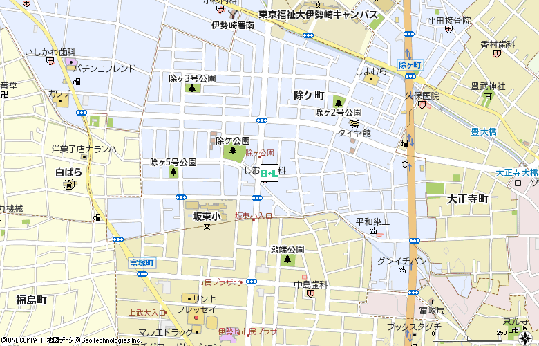 さくらメガネ　伊勢崎店付近の地図